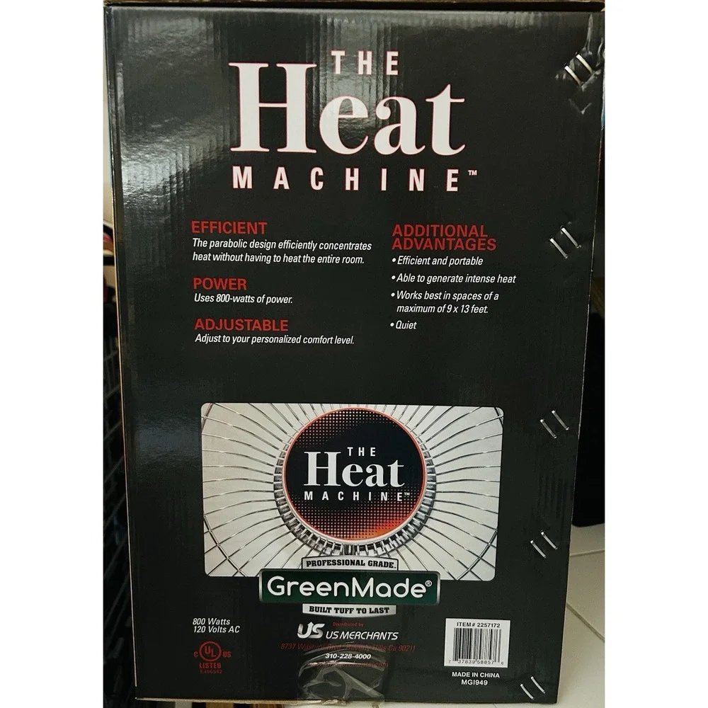 Greenmade The Heat Machine Parabolic Heater MG1949 - 2257172